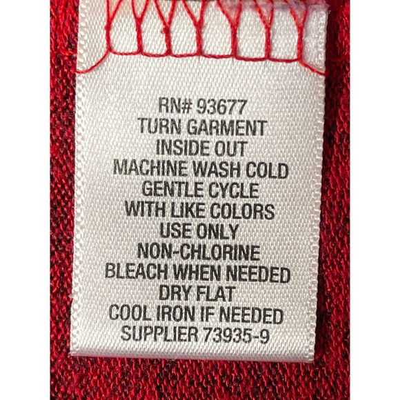 Liz Claiborne Gently Worn Long Sleeve Red Sweater - Picture 6 of 6